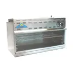 image of Comstock-Castle CCCM-60 60" Gas Cheesemelter, (2) Infrared Burners with Manual Control - 50,000 BTU