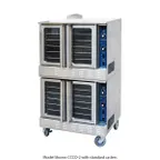 image of Comstock-Castle CS-GCO-2 Double Deck Gas Convection Oven w/ Standard Depth, 108.000 BTU