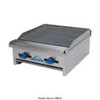 image of Comstock-Castle ELB60 60" Countertop Gas Lava Rock Charbroiler w/ (5) Burners, 150.000 BTU