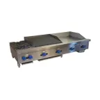 image of Comstock-Castle FHP48-18-1.5LB 48" Countertop Hotplate/Griddle/Charbroiler Combos, 130.000 BTU