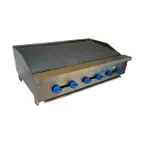image of Comstock-Castle FHP54-4.5RB 54" Countertop Gas Radiant Charbroiler w/ (6) Burners, 160.000 BTU