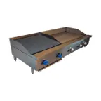 image of Comstock-Castle FHP60-36T-2RB 60" Countertop Gas Griddle/Charbroiler Combination, 115.000 BTU