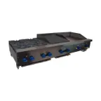 image of Comstock-Castle FHP72-18-2.5RB 72" Countertop Hotplate/Griddle/Charbroiler Combos, 212.000 BTU