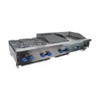 image of Comstock-Castle FHP72-24T-2RB 72" Countertop Hotplate/Griddle/Charbroiler Combos, 186.000 BTU