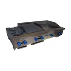 image of Comstock-Castle FHP72-36-2RB 72" Countertop Hotplate/Griddle/Charbroiler Combos, 158.000 BTU