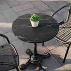 image of Flash Furniture ST-RD600C-1-M-3A-M-BLK-MAR-GG Outdoor Laminate Table Top