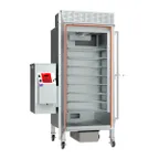 image of Cookshack FEC240 Floor Model Electric Smoker Oven w/ Wood Pellets, 1 Compartment / (8) Racks - 120V