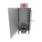 image of Cookshack SM260 Floor Model Electric Smoker Oven w/ Wood Chunks, (1) Comp. / (6) Racks - 208/240V