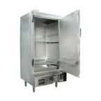 image of Town SM-30-R-SS-P 30" Masterrange® Smokehouse with Propane Gas, Right Hinged Door - 60,000 BTU