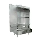 image of Town SM-36-L-SS-P 36" Masterrange® Smokehouse with Propane Gas, Left Hinged Door - 75,000 BTU