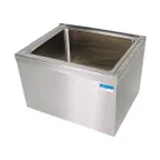 image of BK Resources BKMS-2424-12 28" Mop Sink, 24"W x 24"L x 12"D Bowl
