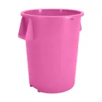 image of Carlisle 84105526 Waste Bin, 55‑Gallon 33" H x 26‑1/2" Dia., Stackable Pink, NSF Certified – 1/Each