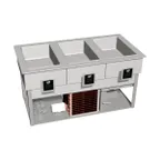 image of Duke HCF-3 Hot/Cold/Freeze Drop-In Food Well Unit, Heated & Refrigerated