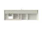 image of Krowne BB-LEON-S81 Sink Combo Underbar Ice Bin/Cocktail Station