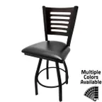 image of Oak Street SL0150-1S-5 Indoor Swivel Bar Stool