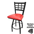 image of Oak Street SL0163S Indoor Swivel Bar Stool