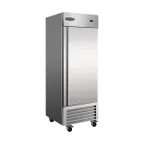 image of Serv-Ware RF1-HC-T 26.8" 1-Solid Door Reach-In Freezer, Bottom Mounted, 23 cu. ft., Stainless Steel