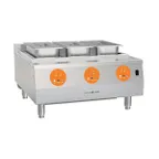 image of Wood Stone WS-ERC-60 Electric Grain/Rice Cooker, Cooks in (3) 1/3 size Hotel Pans , 60 Cup Capacity