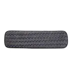 image of Rubbermaid 1863895 Executive Multi-Purpose Microfiber Pulse Wet Flat Mop, 21" Gray Head with Color-Coded Tabs, Bleach-Safe Nylon/Polyester Blend - 1/Each