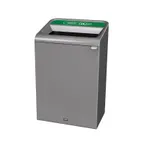 image of Rubbermaid 1961506 Metal Recycling Receptacle / Container