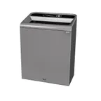image of Rubbermaid 1961507 Metal Recycling Receptacle / Container