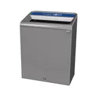 image of Rubbermaid 1961509 Metal Recycling Receptacle / Container