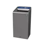image of Rubbermaid 1961623 Metal Recycling Receptacle / Container