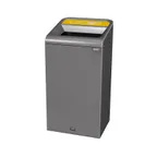 image of Rubbermaid 1961626 Metal Recycling Receptacle / Container