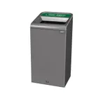 image of Rubbermaid 1961627 Metal Recycling Receptacle / Container