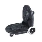 image of Rubbermaid FG264600BLA Dolly Trash Receptacle