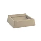 image of Rubbermaid FG266400BEIG Trash Receptacle Lid / Top
