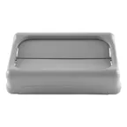 image of Rubbermaid FG267360GRAY Trash Receptacle Lid / Top