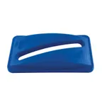 image of Rubbermaid FG270388BLUE Trash Receptacle Lid / Top