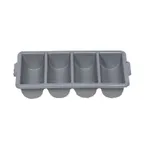 image of Rubbermaid FG336200GRAY Cutlery Bin / Box Flatware Holder
