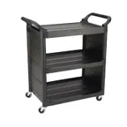 image of Rubbermaid FG342100BLA Utility/Bussing Cart