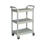 image of Rubbermaid FG342488PLAT Utility/Bussing Cart