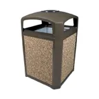image of Rubbermaid FG397001SBLE Ash Tray Receptacle