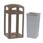 image of Rubbermaid FG397500SBLE Outdoor/Indoor Trash Receptacle