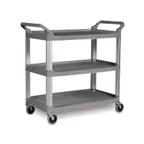 image of Rubbermaid FG409100GRAY Utility/Bussing Cart