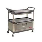 image of Rubbermaid FG409400GRAY Utility/Bussing Cart