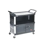 image of Rubbermaid FG409500BLA Utility/Bussing Cart
