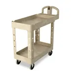 image of Rubbermaid FG450088BEIG Utility/Bussing Cart