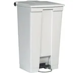 image of Rubbermaid FG614600WHT Indoor Trash Receptacle