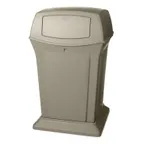 image of Rubbermaid FG917188BEIG Outdoor/Indoor Trash Receptacle