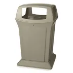 image of Rubbermaid FG917388BEIG Outdoor/Indoor Trash Receptacle