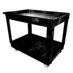 image of Rubbermaid FG9T6700BLA Utility/Bussing Cart