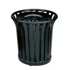 image of Rubbermaid FGMT32PLBK Outdoor/Indoor Trash Receptacle
