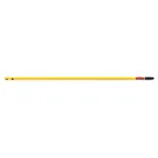 image of Rubbermaid FGQ74900YL00 Quick Connect Handle, 52" Steel Mop Broom Squeegee, Yellow, Release - 1/Each