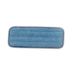image of Rubbermaid FGQ82000BL00 Hygen Wall/Stair Damp Mop, 11" Microfiber, Blue