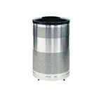 image of Rubbermaid FGS55SSTSSPL Metal Recycling Receptacle / Container